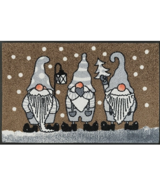 Kalėdinis durų kilimėlis Winter Gnomes
