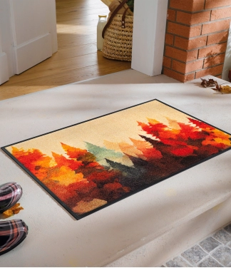 Durų kilimėlis su spalvotu mišku Golden Season