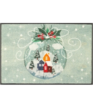 Kalėdinis durų kilimėlis Snow Globe