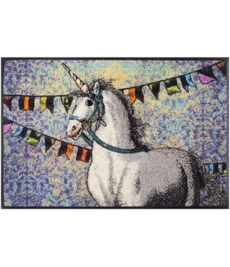 Durų kilimėlis su vienargiu Unicorn
