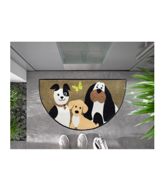 Stilingas durų kilimėlis Round Dog Trio