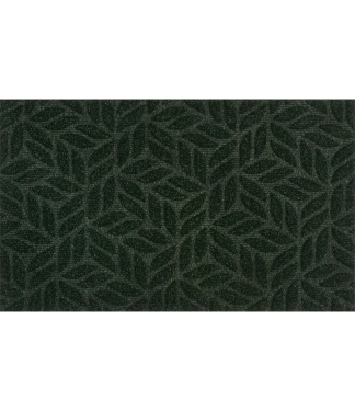 Žalias durų kilimėlis Leaves Midnight Green