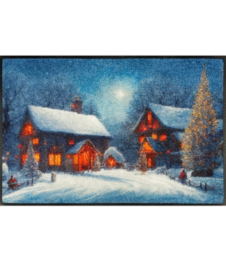 Kalėdinis durų kilimėlis Twinkle Village