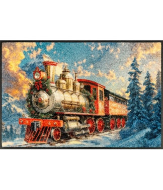 Kalėdinis durų kilimėlis Snow Express