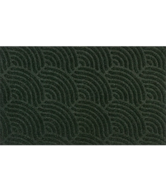 Tamsiai žalias durų kilimėlis Waves Midnight Green 