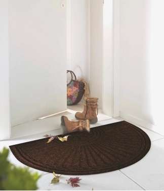 Plaunamas durų kilimėlis Halfmoon Dark Brown