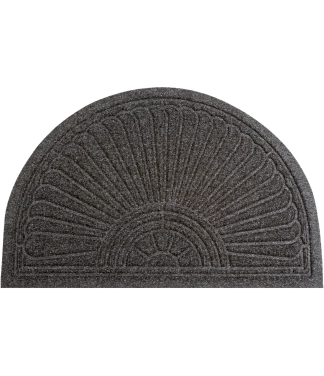 Tamsiai pilkas durų kilimėlis Halfmoon Dark Grey 