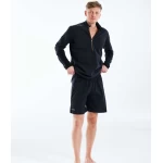 Merino vilnos šortai sportui Devold Running Caviar 4