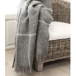  Vilnonis pledas kambaryje Scandimama Nordic Grey 055 2