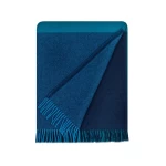 Šiltas ir švelnus merino vilnos pledas Scandimama Deep Ocean Blue 5307 1