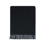 Juodas merino vilnos pledas 3