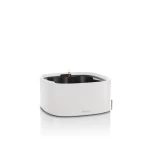 sviesiai pilkas vazonas gelems 2