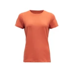 Koralų spalvos merino palaidinė moterims Devold