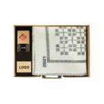 Rinkinys pledas ir žvake su logo 1