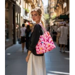 Moteriškas pirkinių krepšys rožinis 1