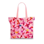 Stilingas krepšys pirkiniams rožinė spalva 2