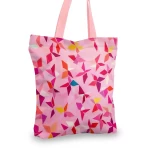 Rožinis pirkinių krepšys