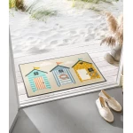 Durų kilimėlis Kleen-Tex Wash+Dry Beachhut 1
