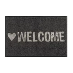 Durų kilimėlis Kleen-Tex Wash+Dry Warmly Welcome