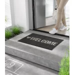Durų kilimėlis Kleen-Tex Wash+Dry Warmly Welcome 1