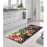 ilgas kiliminis takas virtuvei su darzovemis 1