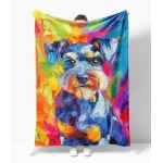 Margas flisinis pledas Šnauceris