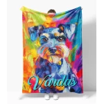 Pledas su užrašu Šnauceris 1