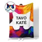 Dovanos jai personalizuotas pledas