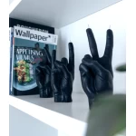 Rankų darbo žvakė You Rock Black 1