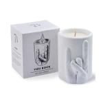 Kvepianti sojų vaško žvakė CandleHand Jar You Rock