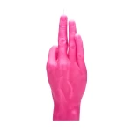 Rožinė žvakė OK 3