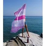 stilingas rožinis paplūdimio rankšluostis kaip dovana 1