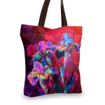 Ryškus pirkinių krepšys raudonas