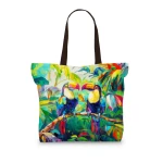 Pirkinių krepšys su egzotiškų raštu 2