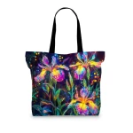 Pirkinių krepšys gėlių raštų 2