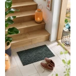 Kilimėlis Wash&Dry DUNE Leaves Midnight Green