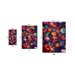 praktiškas vasariškas rankšluostis gėlės 1