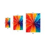 rankšluostis paplūdimiui spalvotas 1