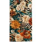 paplūdimio rankšluostis gėlės