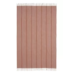 rausvas vilnonis pledas su kutais 1