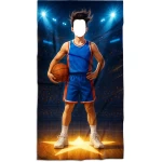 Rankšluostis su jūsų veidu, Basketball player