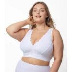 stilinga medvilninė liemenėlė balta 2