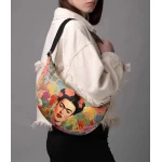 gėlėta moteriška rankinė 1