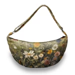 rankinė moterims vasariška su gėlėmis