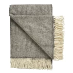 Vilnonis pledas eglutės raštas Scandimama Grey 0133