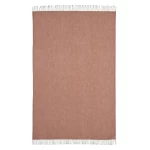 Rausvas vilnonis pledas su rombais Scandimama Rosewood 3109 1