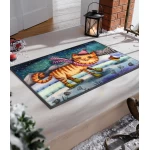 kalediškas durų kilimėlis namams