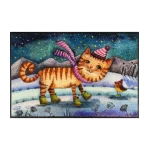 durų kilimėlis namams kalėdiškas 1