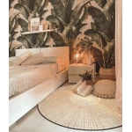 sviesios spalvos apvalus kilimas namams