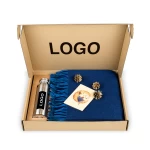 Personalizuota verslo dovana: Merino pledas su gertuve komplekte 1